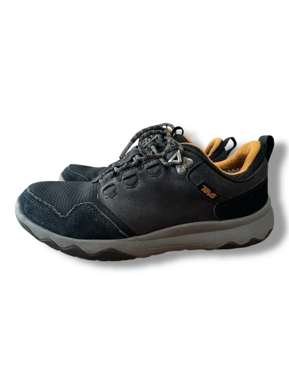 TEVA Arrowood Venture Waterproof Hiking Shoes Black Outdoor Sneaker Men’s Sz 8.5